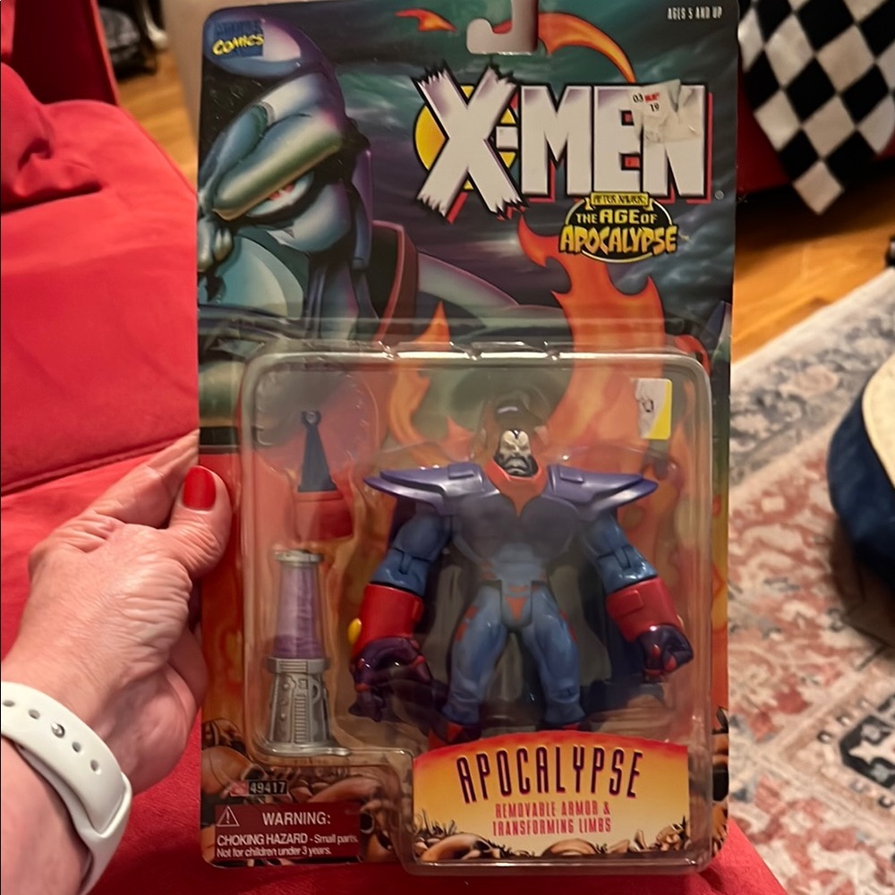 Marvel Blue and Red Action Figure Playset
